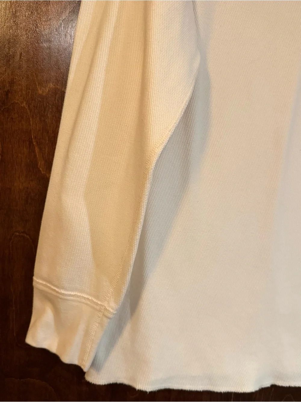 Carhartt Mens XL Natural Waffle Knit Thermal Long Sleeve Shirt Cotton Casual